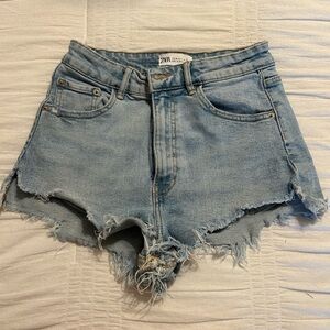 Zara denim shorts